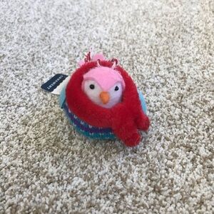 Target Wondershop Featherly Friends Christmas Fabric Bird Ornament